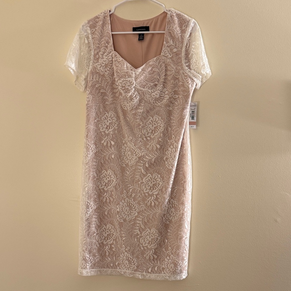 R&M Richards Lace S/S Midi Dress